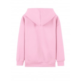Plus size ladies' comfortable and casual hoodie, 