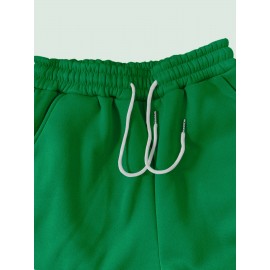 [Playful Design|Cherry Themed] Playful Design|Cherry Themed Hoodie and Pants Set - Casual Long Sleeve Pullover with Pockets, Fall/Winter Collection, Women's Fashion